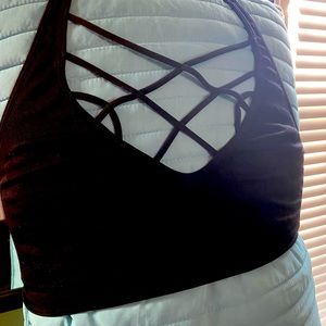 Criss Cross Sexy Strappy Seamless Wirefree Bra